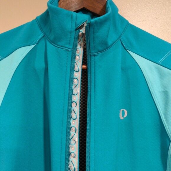 Pearl Izumi Elite Softshell Cycling Jacket Blue Green Teal Women's Small - Picture 5 of 16